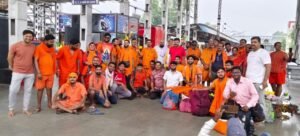 कोटा के कांवड़िया बाबा धाम रवाना,
